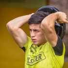 Luis Sosa, defensa de Barcelona, es una pieza clave en el esquema de Fabián Bustos.