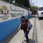 Fachada del plantel donde se registró el accidente.