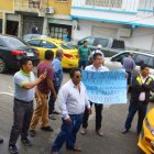 Los choferes de Santa Elena han realizado varias acciones.