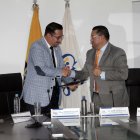 Gestión. El titular de la Corte Nacional, Iván Saquicela, acudió al Consejo de Participación a entregar la terna.