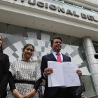 El ministro de Gobierno, Francisco Jiménez, presentó la pregunta sobre el CPCCS on algunas modificaciones.