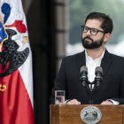. Santiago de Chile Fotografía cedida por Presidencia chilena que muestra al presidente de Chile, Gabriel Boric, mientras ofrece declaraciones hoy, en Santiago (Chile). Boric, instó este martes a la sociedad chilena a "salir de las trincheras" y a trabajar juntos, desde todo el arco ideológico, para acometer y resolver los problemas urgentes que demanda la ciudadanía desde el 18 de octubre de 2019, cuando surgieron las protestas populares conocidas como "estallido social". EFE/ Presidencia De Chile SOLO USO EDITORIAL SOLO DISPONIBLE PARA ILUSTRAR LA NOTICIA QUE ACOMPAÑA (CRÉDITO OBLIGATORIO)
