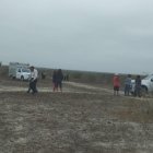 Personal de la Policía llegó al sitio para investigar el hecho.