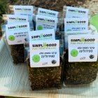 Galletas de espirulina comercializadas por la empresa Simpliigood, ubicada en Tel-Mond, Israel.