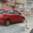 Norte. Una caña han colocado para advertir el hueco.