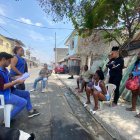 Integrantes del CDH dialogaron con moradores con quienes constataron la falta de apoyo.