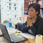 Cita. Elizabeth Otavalo, madre de María Belén Bernal, contó sus inquietudes a comisionado internacional.