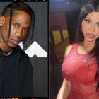 Travis Scott y Rojean Kerr vivieron un cruce de dimes y diretes en las redes sociales.