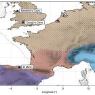 Imagen cedida del mapa de la distribución de las culturas líticas de finales de la última Edad del Hielo.
