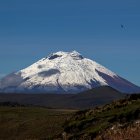 Fotografía de archivo del volcán Cotopaxi, visto desde la provincia de Napo (Ecuador)