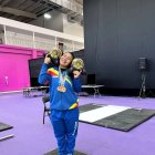 Bella Paredes se colgó oros en envión, arranque y total de los 76 kg.