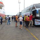 Puerto. Turistas que llegaron en cruceros al país.