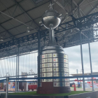 La Embajada del Hincha se levanta en el Palacio de Cristal.