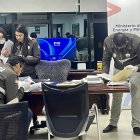 Agentes levantaron las evidencias en el despacho en el Ministerio de Energía y Minas, en Quito