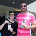 Los hermanos Raisa y Henrique Guglielmi pudieron canjear sus entradas para la final.