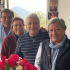 Pepe junto a sus hijos Ricky y Silvia y su esposa Rosita.