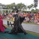 Actuación. Se realizó un show para los niños.