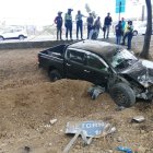 El hecho se registró en el kilómetro 14,5, diagonal a una unidad educativa del sector.