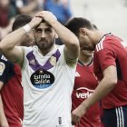 El Valladolid no pudo en su visita ante el Osasuna y empieza a incomodarse en la tabla de posiciones.