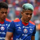 Los jugadores de Olmedo se lamentan después de perder el partido ante el Manta