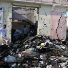 Un edificio dañado tras dos explosiones en Mogadiscio, Somalia, el 30 de octubre de 2022.