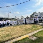 Plantón en el IESS de Ceibos.