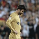 El defensa del FC Barcelona Gerard Piqué, en foto de archivo, durante el partido de la jornada 12 de LaLiga que Valencia CF y FC Barcelona, en Mestalla.