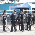 Así amanecieron los exteriores de la Penitenciaría del Litoral.