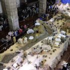 Obra. El pesebre más grande está en exhibición hasta enero de 2023.