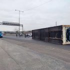 Hecho. Uno de los siniestros de tránsito se registró en la avenida Perimetral.