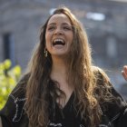 La cantautora mexicana Natalia Lafourcade, posa hoy durante una conferencia de prensa en la Ciudad de México (México).