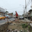 Estado. Así se encuentra el carril por donde pretende pasar las unidades.
