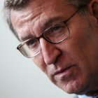 El presidente del Partido Popular (PP) de España, Alberto Núñez Feijóo, fue registrado este jueves, 10 de noviembre, durante un conversatorio en la Universidad de las Américas (UDLA), en Quito (Ecuador).