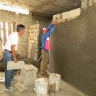 La obra. Está avanzada en un 80 %, pero ha sido construida a paso lento.