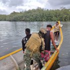 La Libertad. Elementos del Cuerpo de Bombero, Policía Nacional y del Municipio cumplían ayer un operativo.