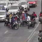 Hechos. Uno de los siniestros registrados en la vía a Daule.