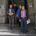 Líderes. La dirigencia de la Fenocin la encabeza Gary Espinoza (i).