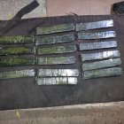 Parte del material incautado.