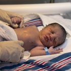 Damián, nacido hoy en la maternidad de la Altagracia, en Santo Domingo (República Dominicana).