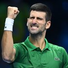 Noval Djokovic recibió la noticia jugando el ATP Finals en Turín, donde continúa a semifinales.