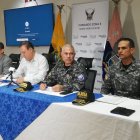 En el cuartel Modelo se dio una rueda prensa con el ministro Juan Zapata.