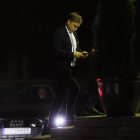 El Ministro de Justicia polaco Zbigniew Ziobro llega a una reunión gubernamental a puertas cerradas en la Cancillería del Primer Ministro en Varsovia, Polonia.