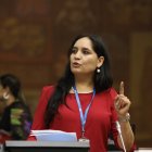 Proponente. Mireya Pazmiño, disidente de Pachakutik y aliada de los correístas, es la impulsora del juicio político a solo cuatro de los siete consejeros.