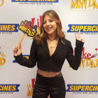 Ignacia Antonia durante la premier de "Un like de Navidad" en Ecuador.