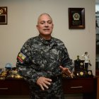 Trabajo. El comandante de la Policía Fausto Salinas señala que si no se hubiese intervenido los resultados serían peores.