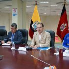 utoridad. Santiago Guarderas, alcalde de Quito, presidió la cita.