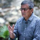 El negociador del Ejército de Liberación Nacional (ELN) Israel Ramírez Pineda, alias "Pablo Beltrán", en una fotografía de archivo. EFE/Ernesto Mastrascusa