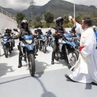 Entrega. El pasado jueves la Policía recibió oficialmente las motocicletas.