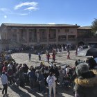 El encuentro comenzó en el Crucero, un kilómetro antes de llegar a Torreciudad.