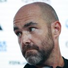 El entrenador de Catar, Felix Sánchez, durante la rueda de prensa ofrecida en la víspera del partido inaugural que el equipo anfitrión disputa ante Ecuador, en el Mundial de FIFA 2022.